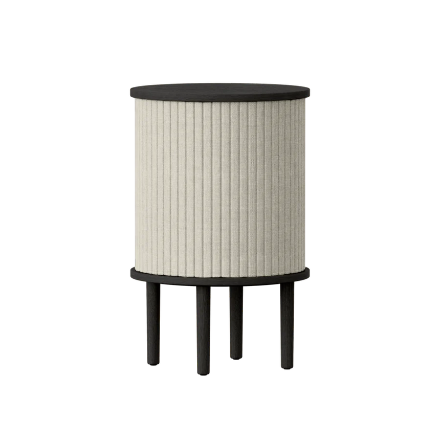 Audacious fa éjjeliszekrény fekete kerettel