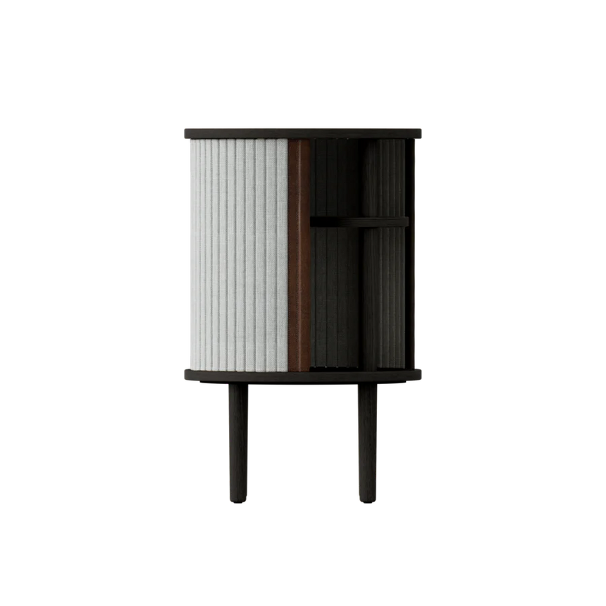 Audacious fa éjjeliszekrény fekete kerettel