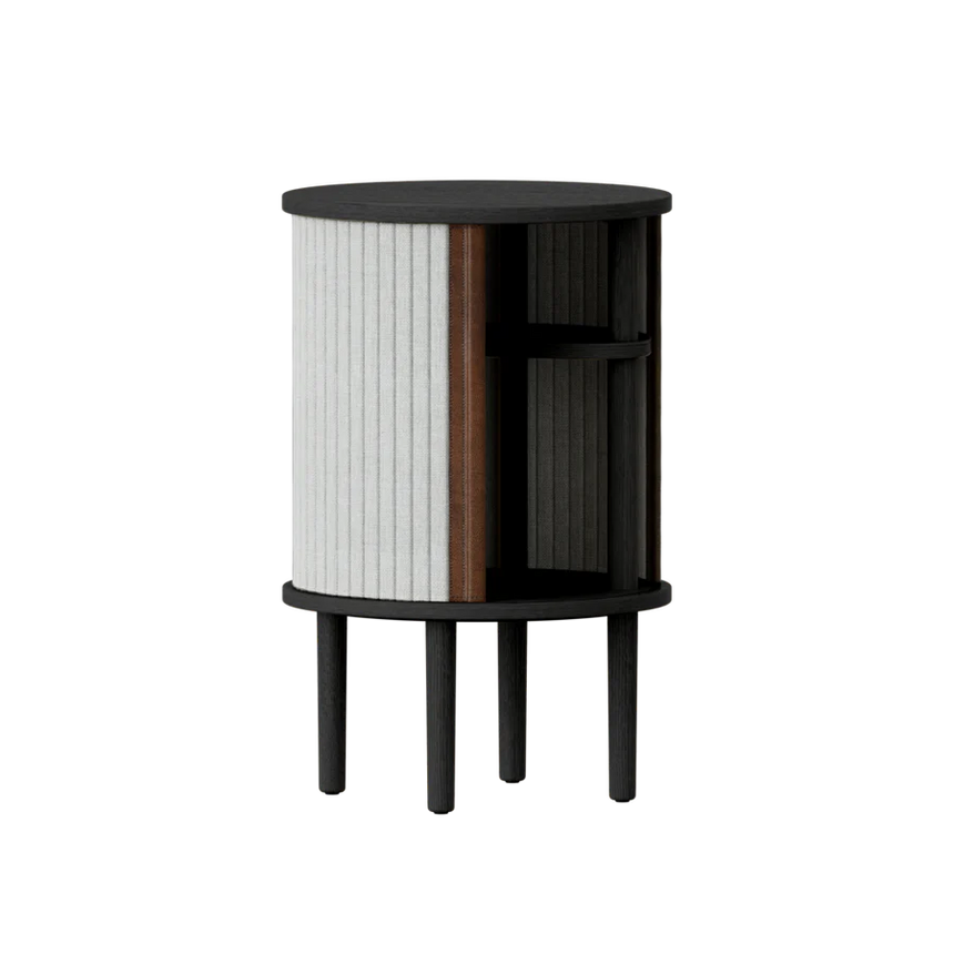 Audacious fa éjjeliszekrény fekete kerettel