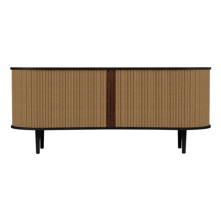 Audacious fa kabinet fekete kerettel 67x160