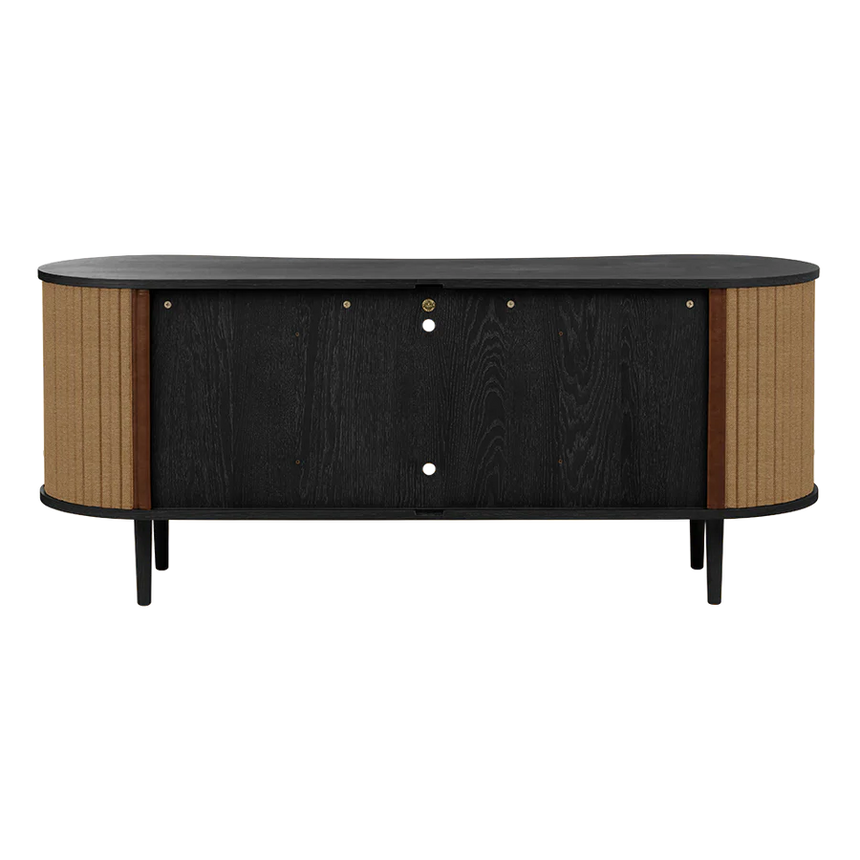 Audacious fa kabinet fekete kerettel 67x160