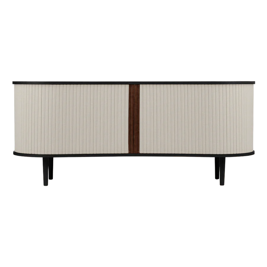 Audacious fa kabinet fekete kerettel 67x160