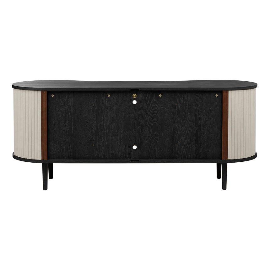 Audacious fa kabinet fekete kerettel 67x160