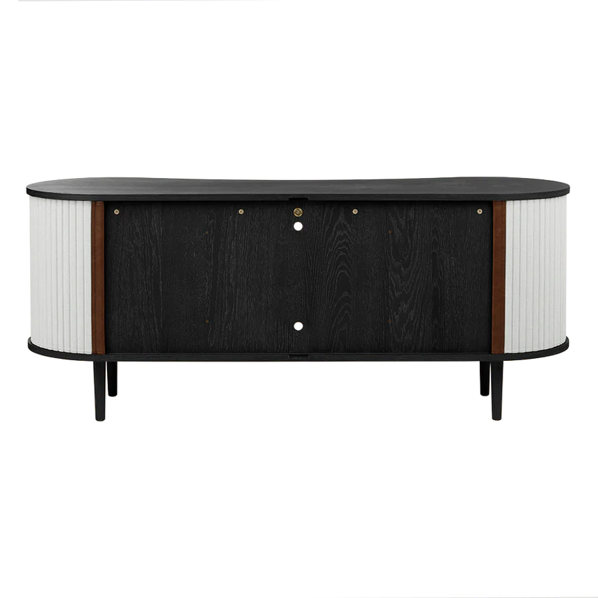 Audacious fa kabinet fekete kerettel 67x160