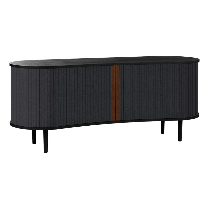 Audacious fa kabinet fekete kerettel 67x160