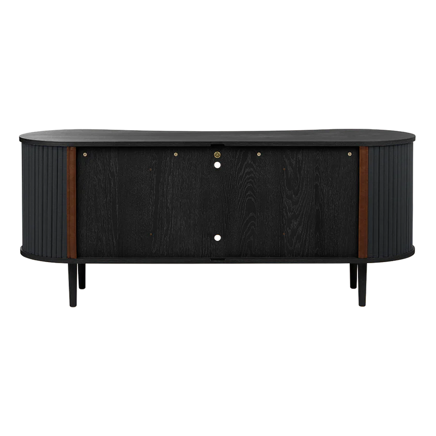 Audacious fa kabinet fekete kerettel 67x160