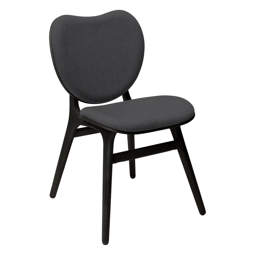 The Conversation Piece fabric armchair with natural frame