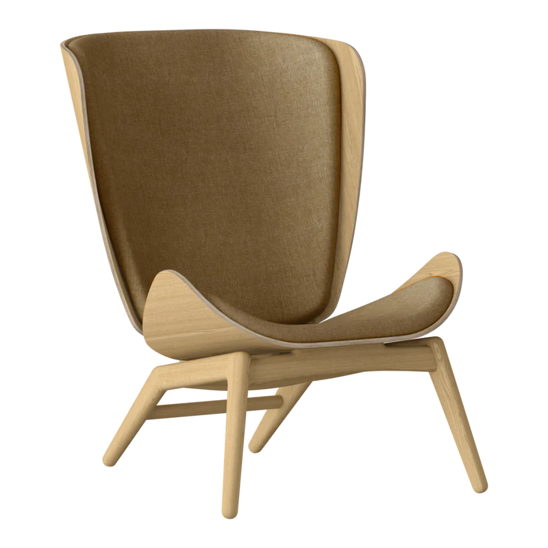 The Reader szövet fotel natúr kerettel