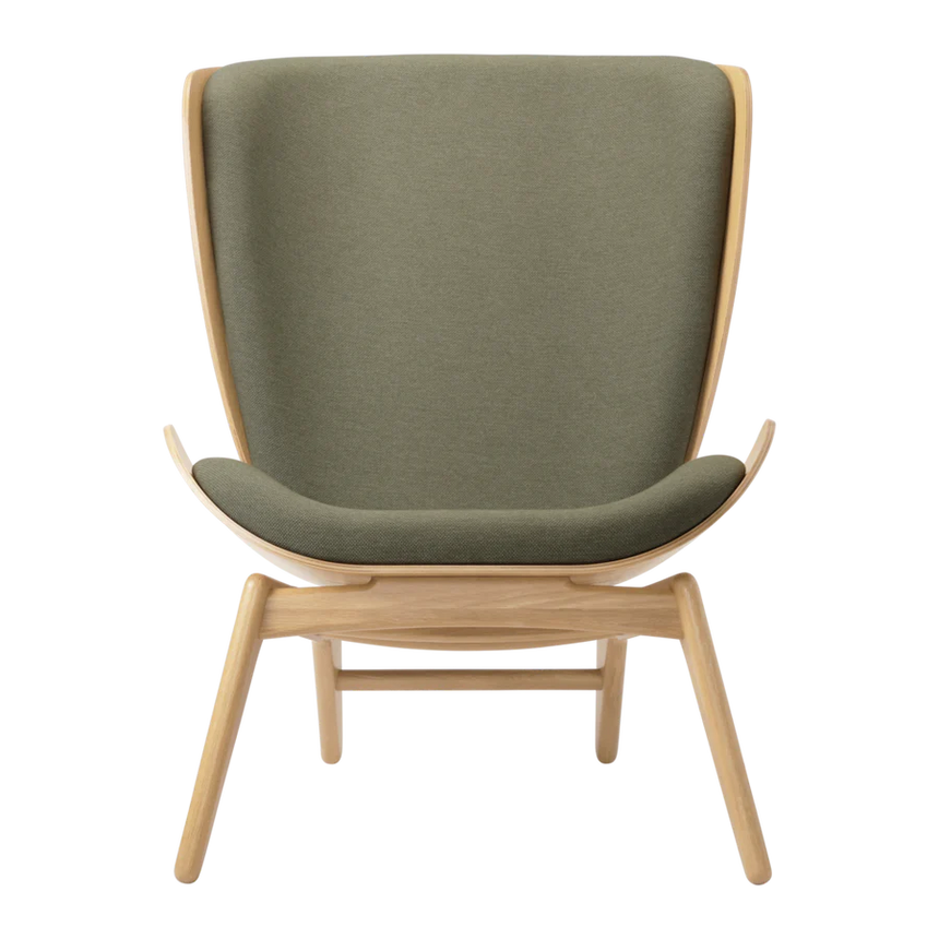 The Reader szövet fotel natúr kerettel