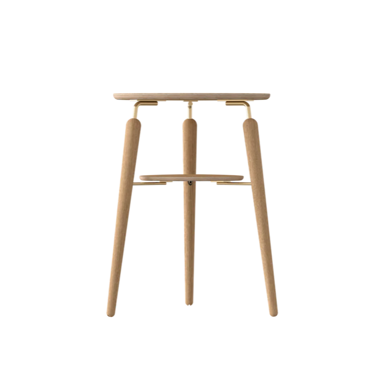 My Spot fa lerakóasztal arany kerettel