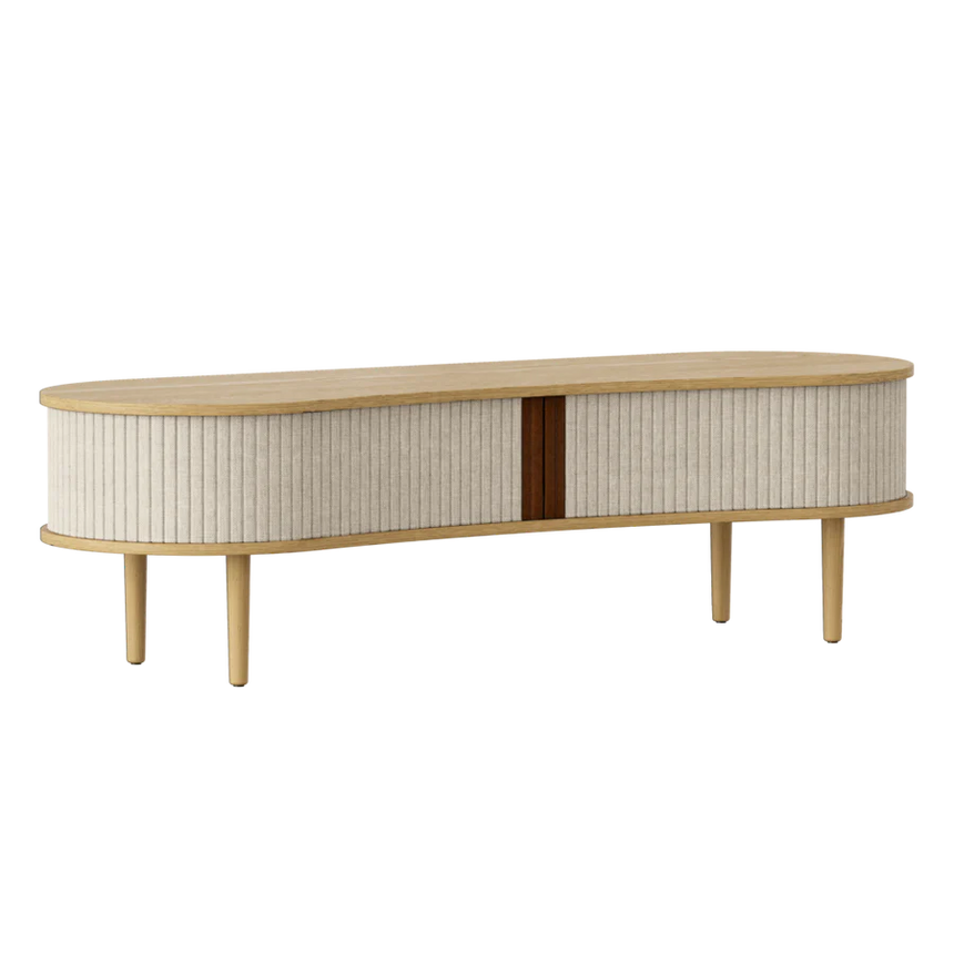 Audacious fa TV szekrény natúr kerettel