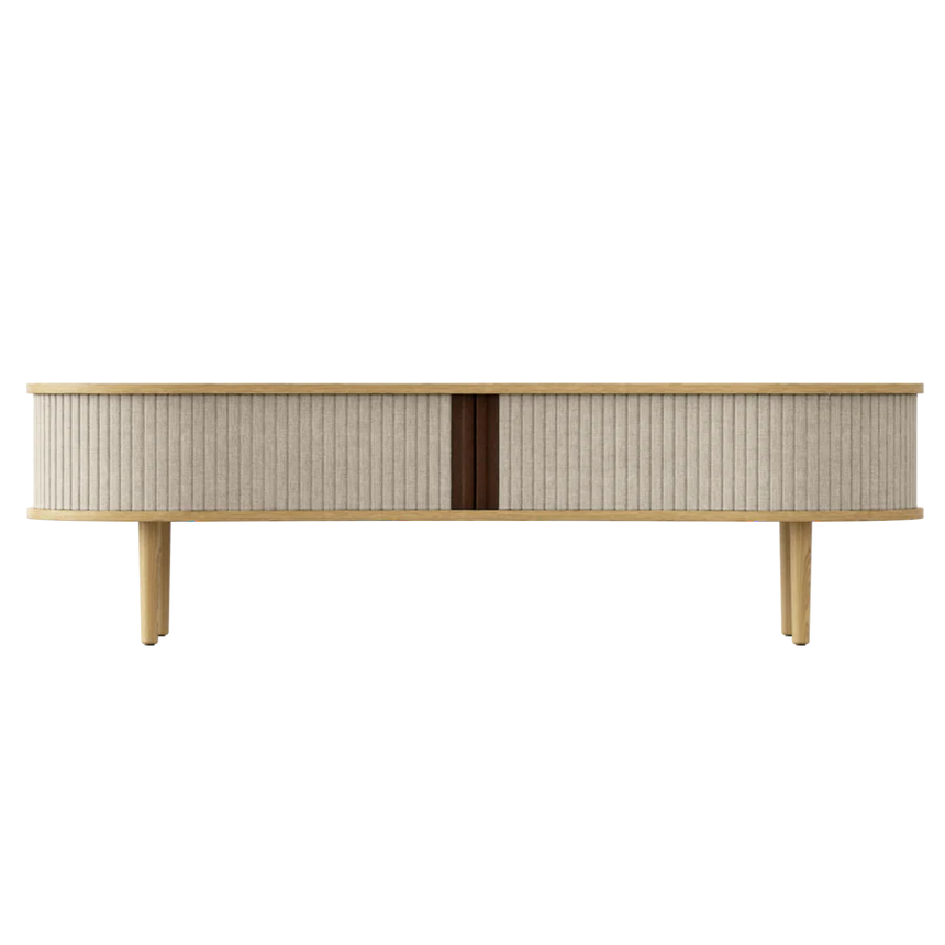 Audacious fa TV szekrény natúr kerettel