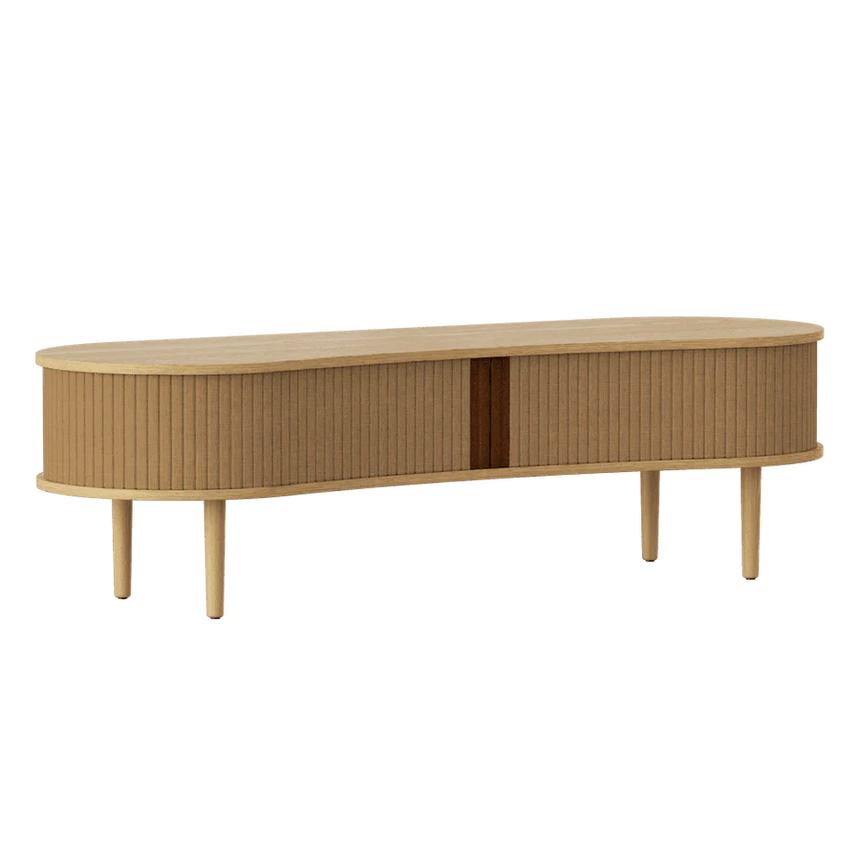 Audacious fa TV szekrény natúr kerettel