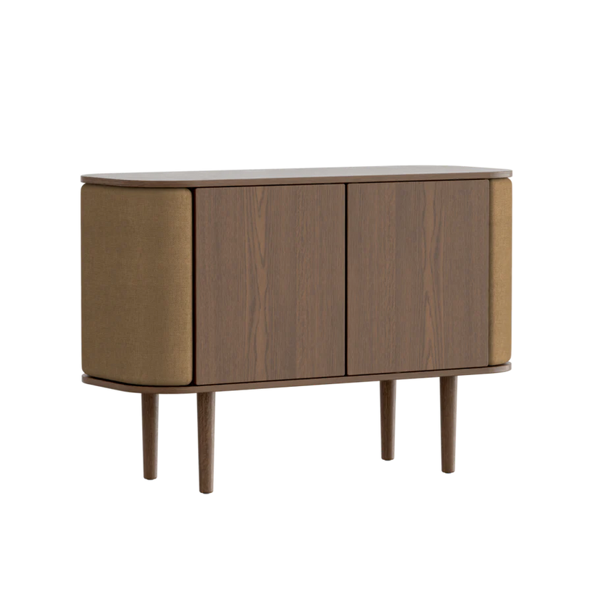 Treasures fa kabinet sötétbarna kerettel 75×109