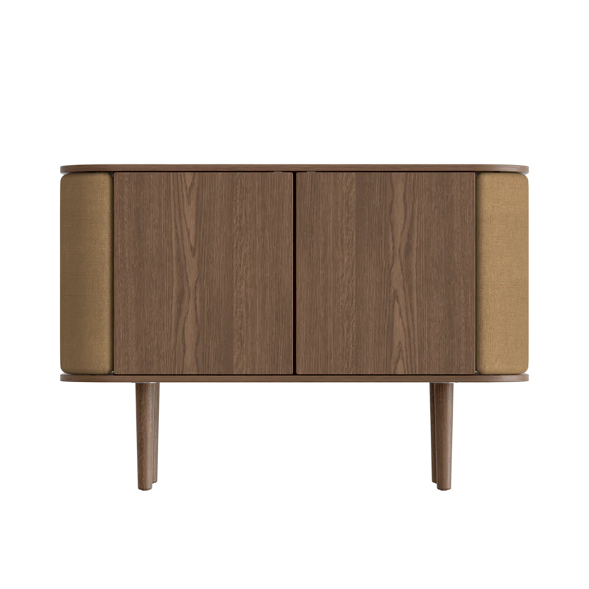 Treasures fa kabinet sötétbarna kerettel 75×109