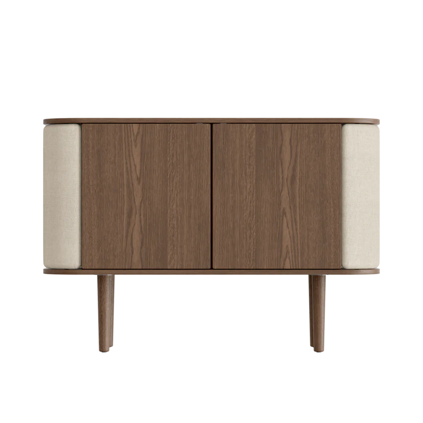 Treasures fa kabinet sötétbarna kerettel 75×109