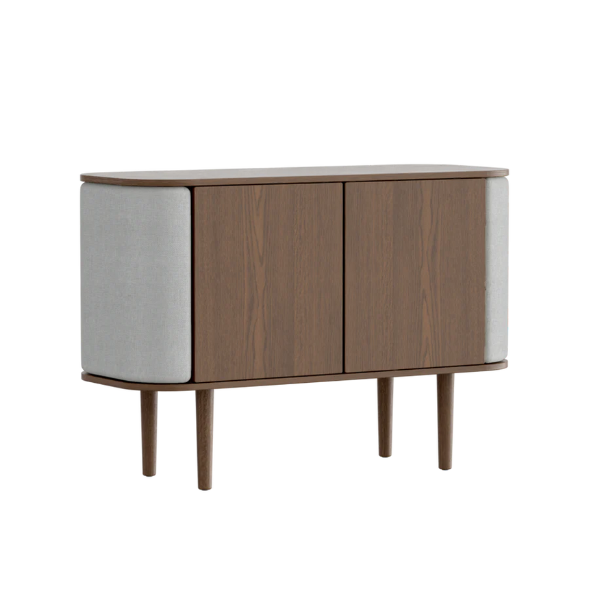 Treasures fa kabinet sötétbarna kerettel 75×109