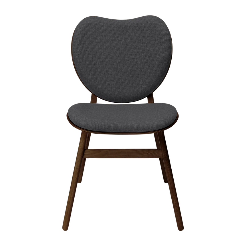 The Conversation Piece fabric armchair with natural frame