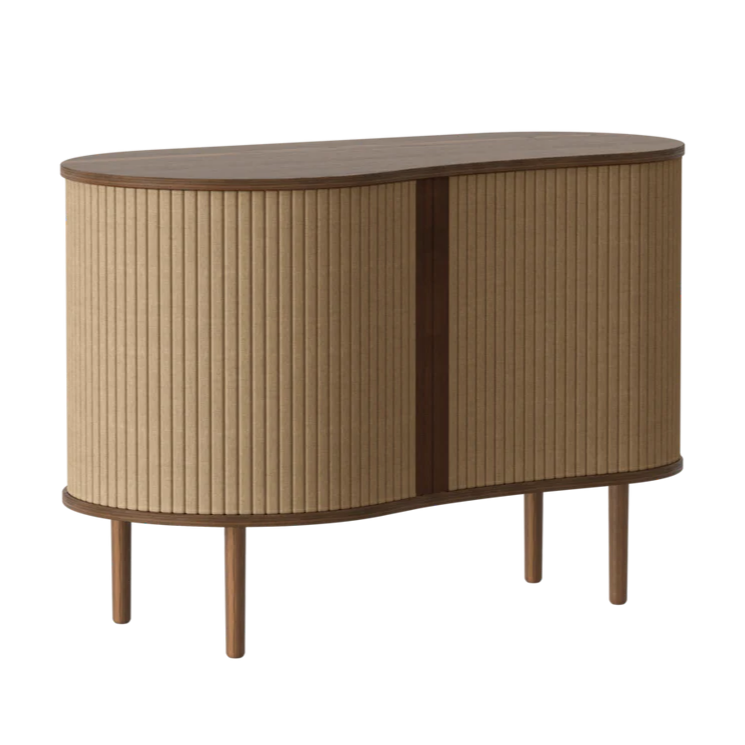 Audacious fa kabinet sötétbarna kerettel 67×100