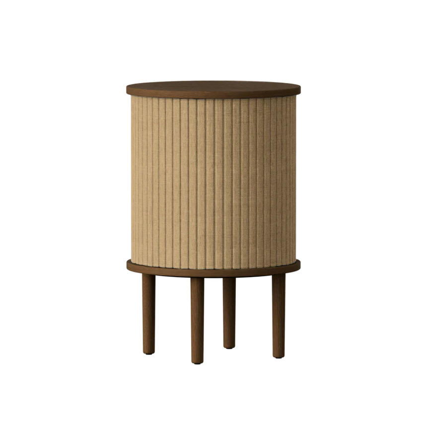 Audacious fa éjjeliszekrény sötétbarna kerettel