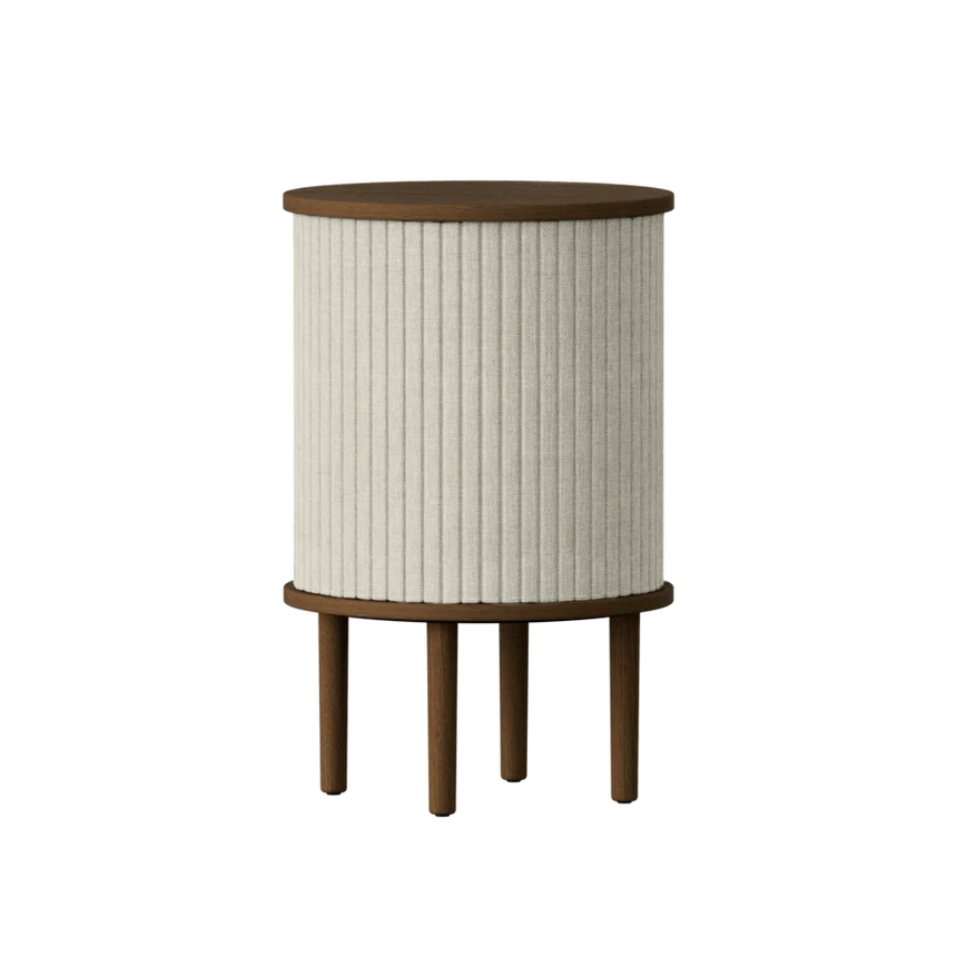 Audacious fa éjjeliszekrény sötétbarna kerettel