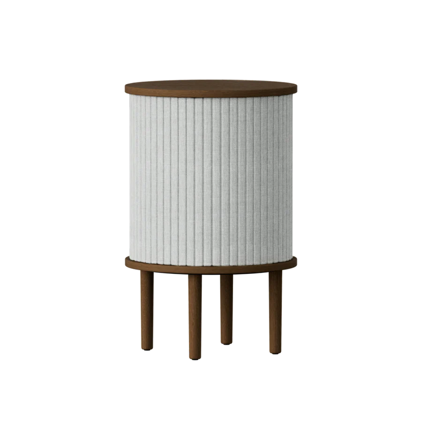 Audacious fa éjjeliszekrény sötétbarna kerettel