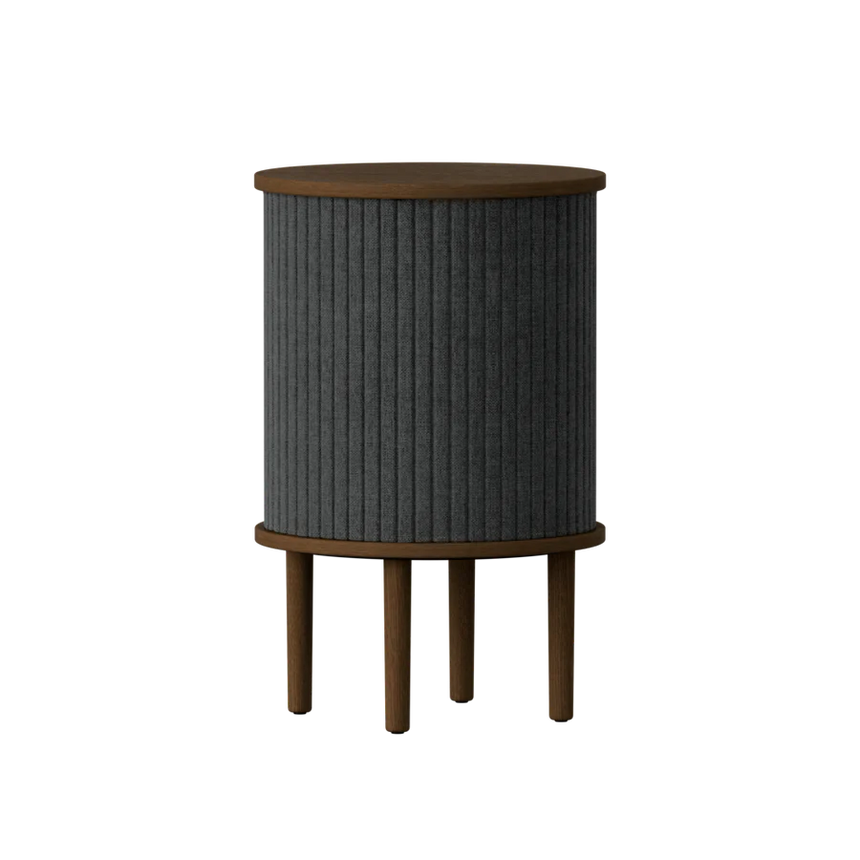 Audacious fa éjjeliszekrény sötétbarna kerettel