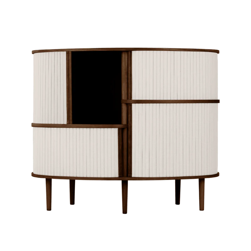 Audacious fa kabinet sötétbarna kerettel 120×100