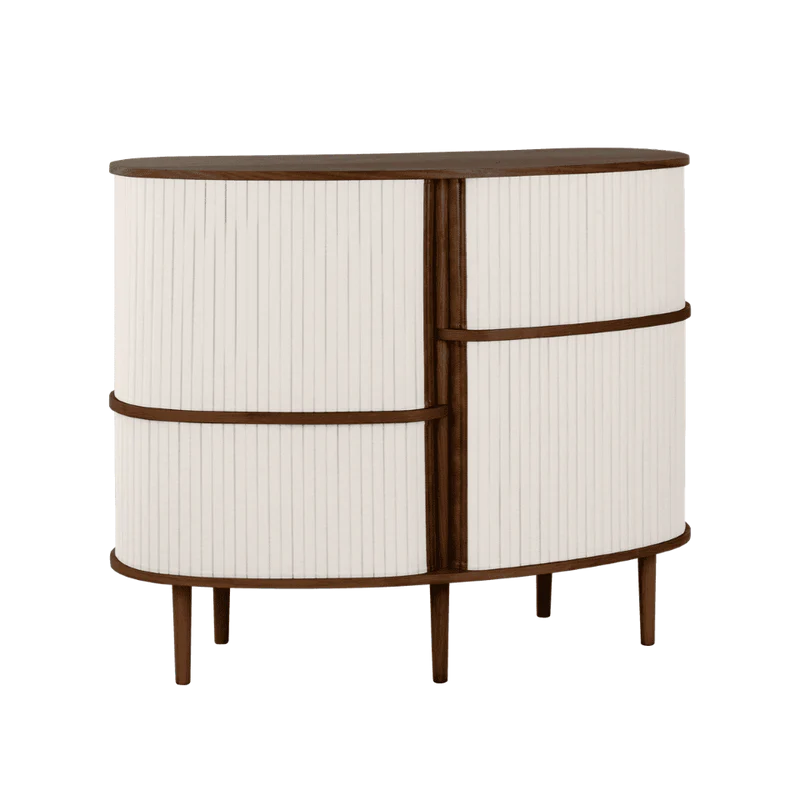 Audacious fa kabinet sötétbarna kerettel 120×100