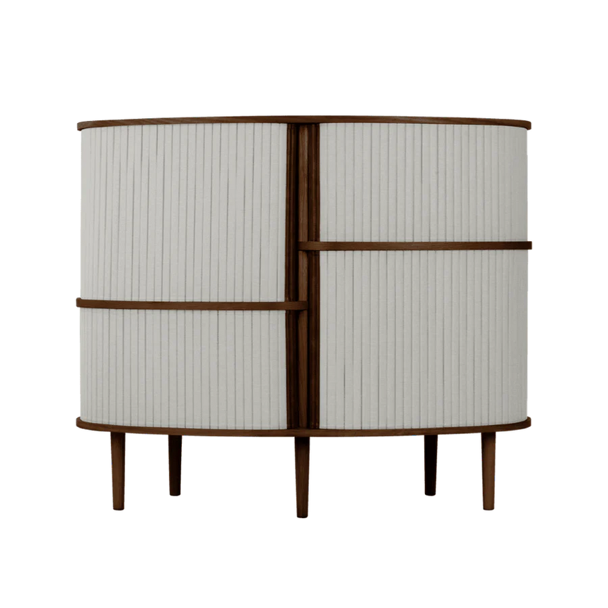 Audacious fa kabinet sötétbarna kerettel 120×100