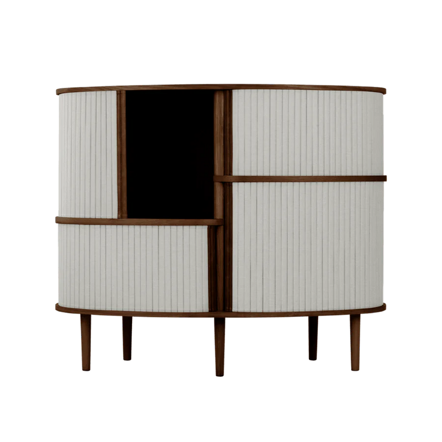 Audacious fa kabinet sötétbarna kerettel 120×100