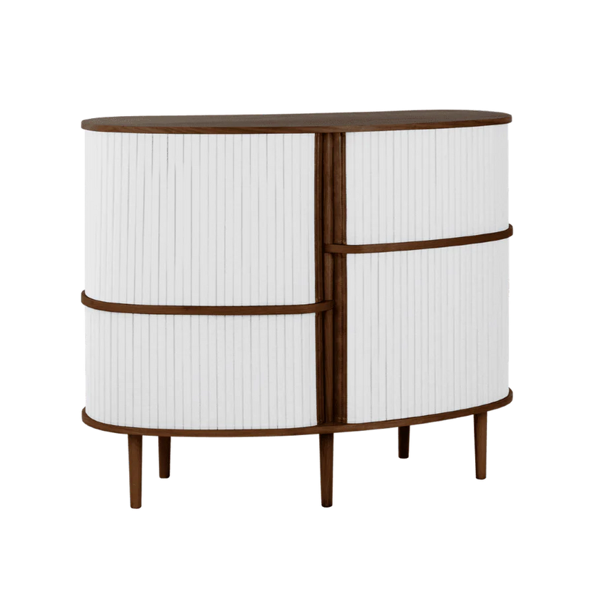 Audacious fa kabinet sötétbarna kerettel 120×100