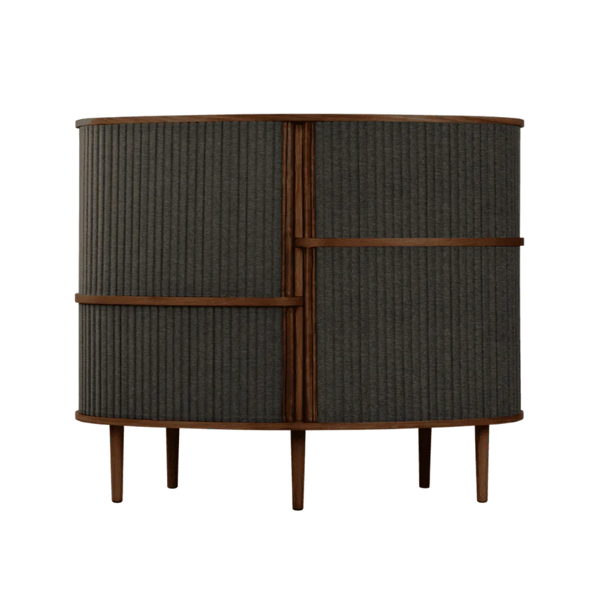 Audacious fa kabinet sötétbarna kerettel 120×100