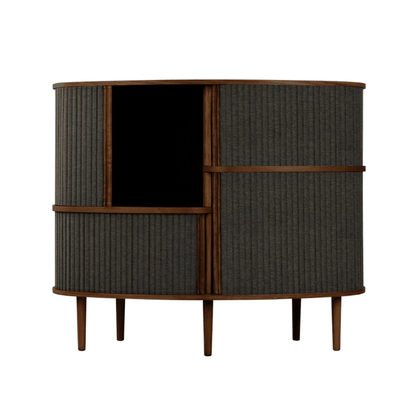 Audacious fa kabinet sötétbarna kerettel 120×100