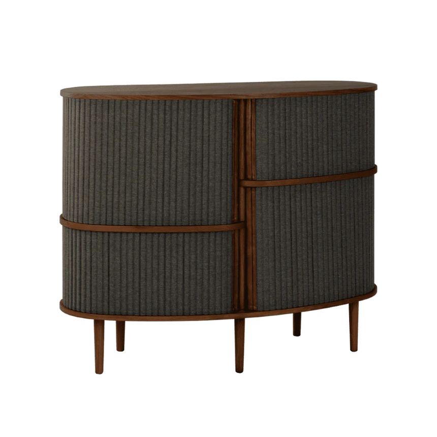 Audacious fa kabinet sötétbarna kerettel 120×100