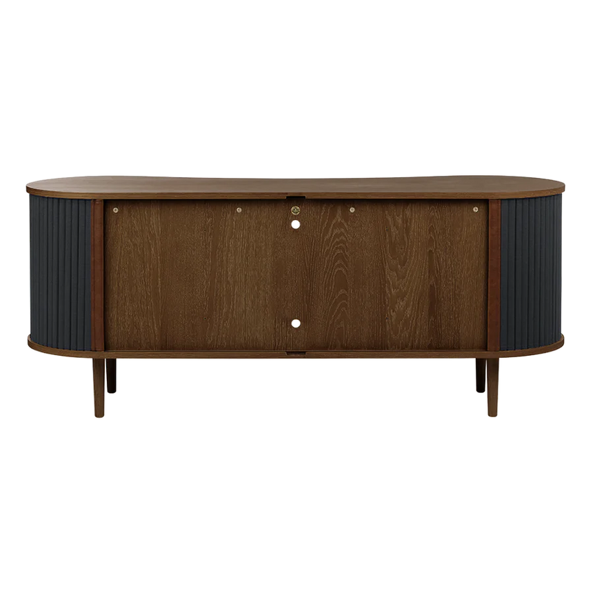 The Conversation Piece fabric armchair with natural frame