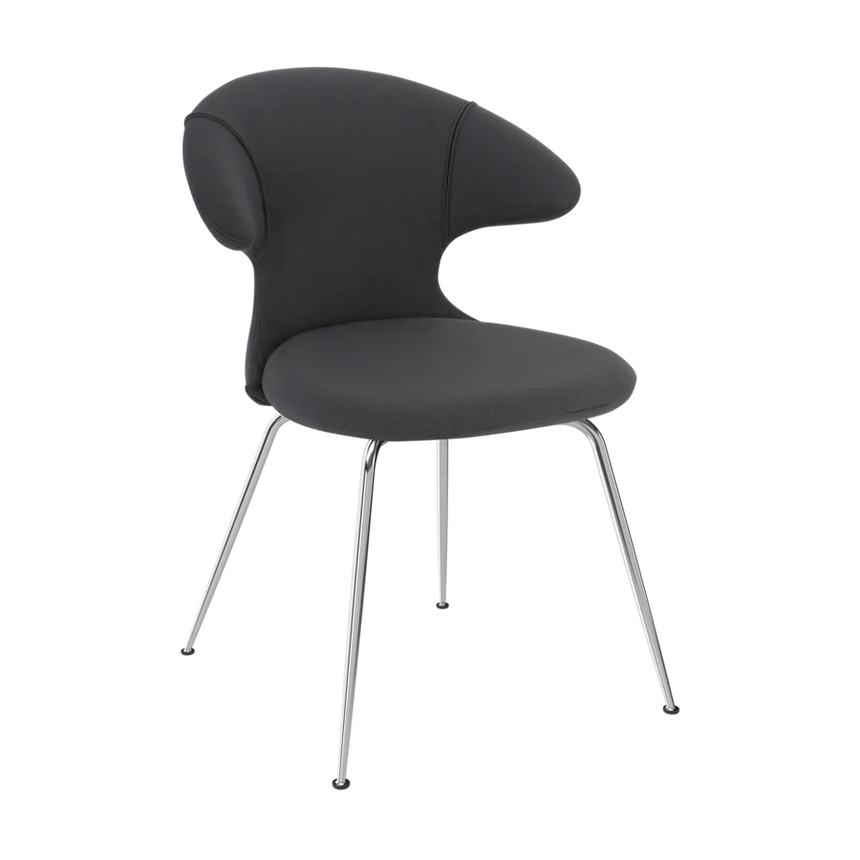 Time Flies szövet szék ezüst lábbal