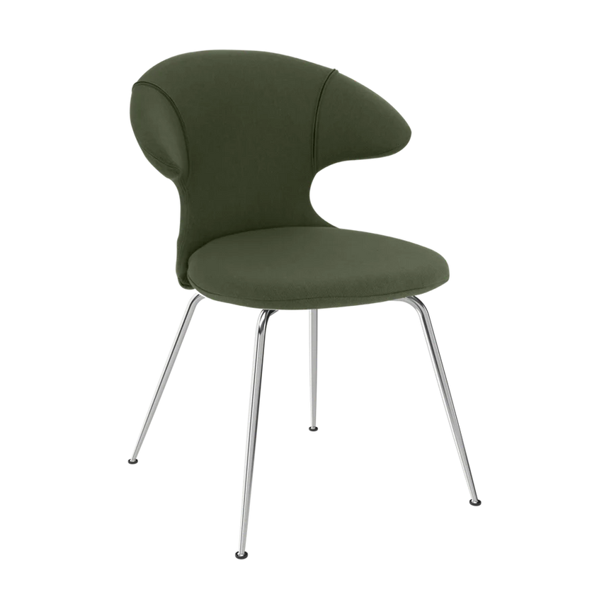 Time Flies szövet szék ezüst lábbal