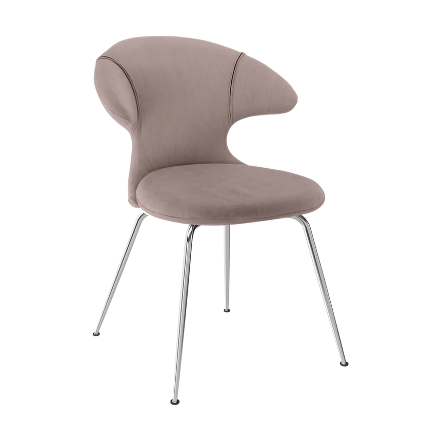 Time Flies szövet szék ezüst lábbal