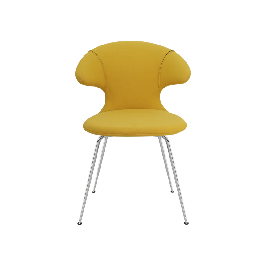 Time Flies szövet szék ezüst lábbal