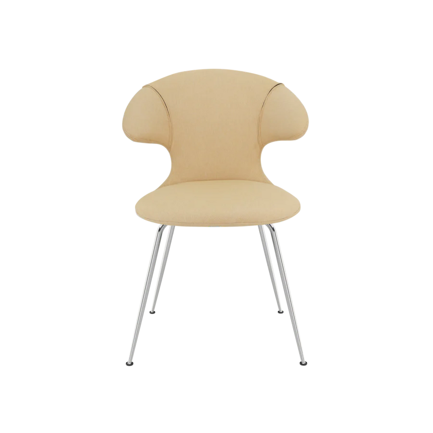 Time Flies szövet szék ezüst lábbal