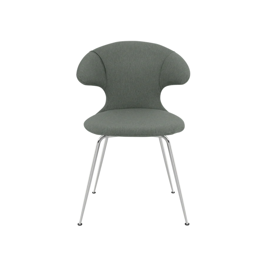 Time Flies szövet szék ezüst lábbal