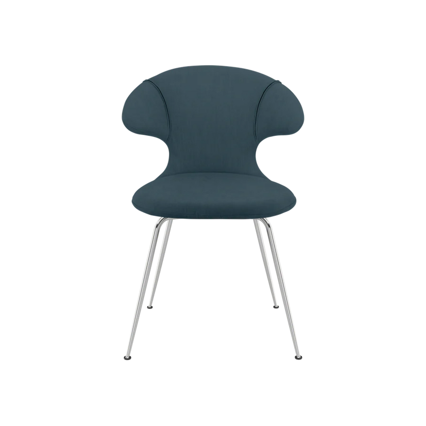 Time Flies szövet szék ezüst lábbal