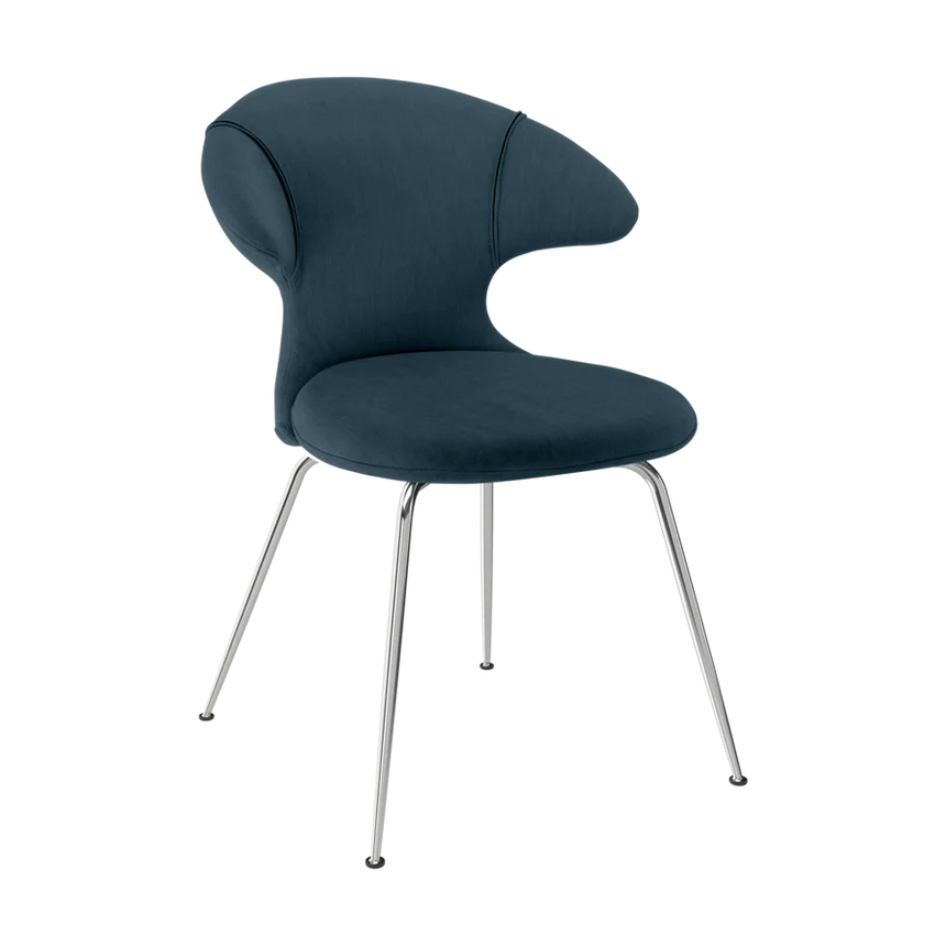 Time Flies szövet szék ezüst lábbal