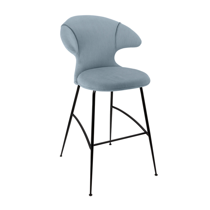 Time Flies szövet bárszék fekete lábbal