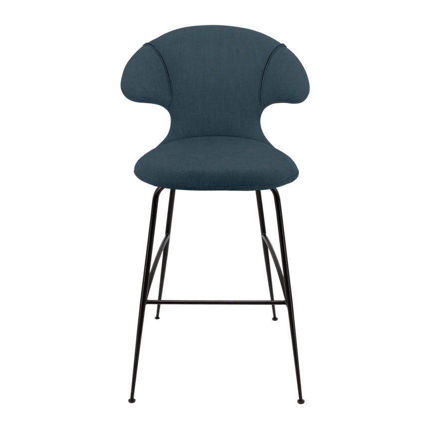 Time Flies szövet bárszék fekete lábbal