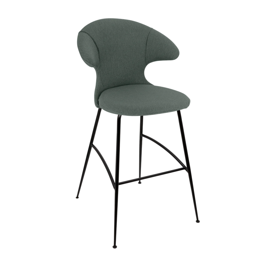 Time Flies szövet bárszék fekete lábbal