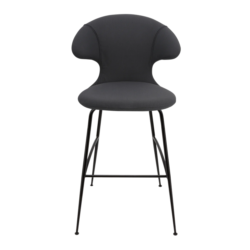 Time Flies szövet bárszék fekete lábbal