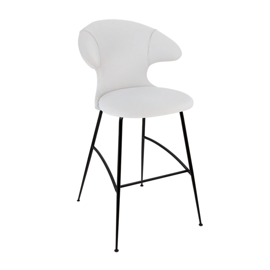 Time Flies szövet bárszék fekete lábbal