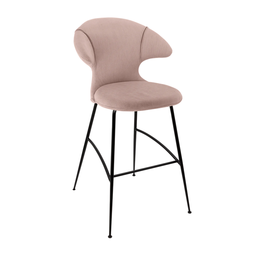 Time Flies szövet bárszék fekete lábbal